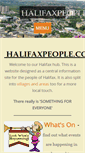Mobile Screenshot of halifaxpeople.com